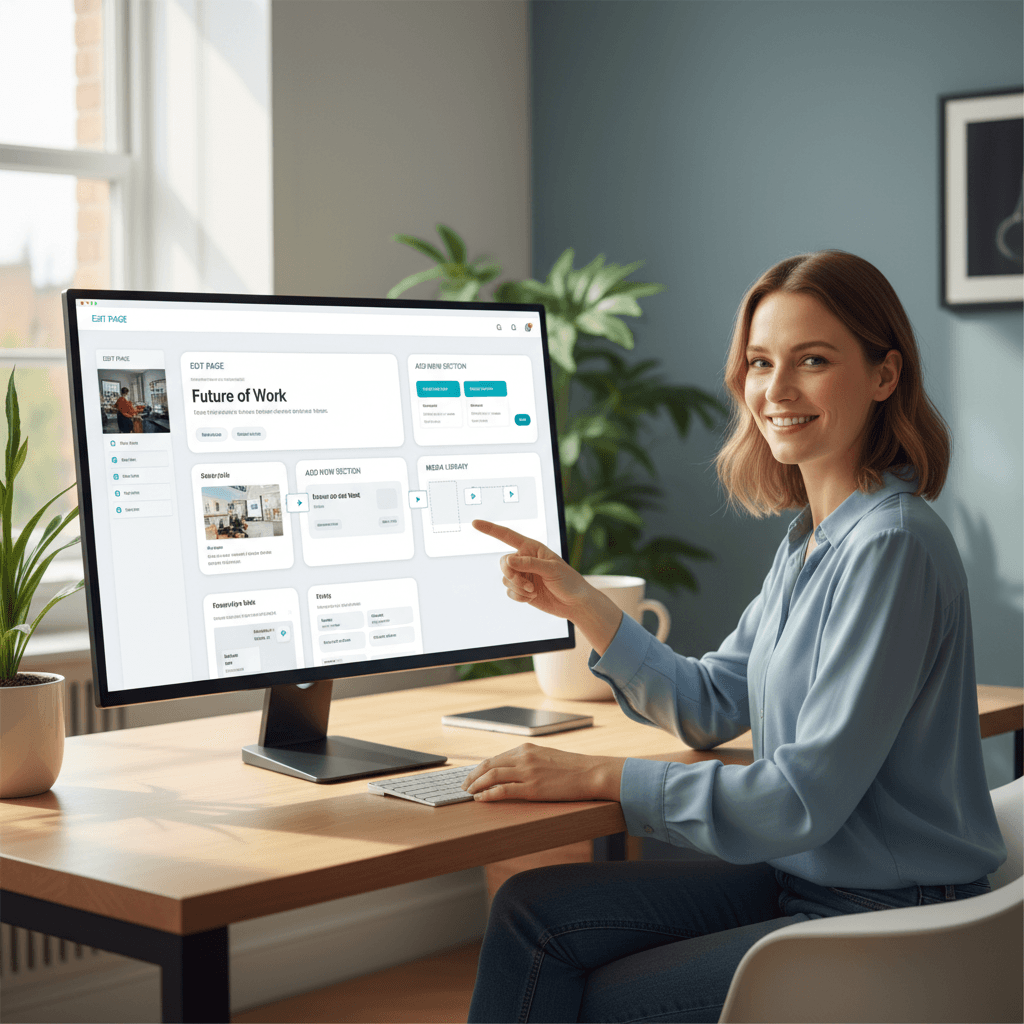 Intuitive content management system dashboard